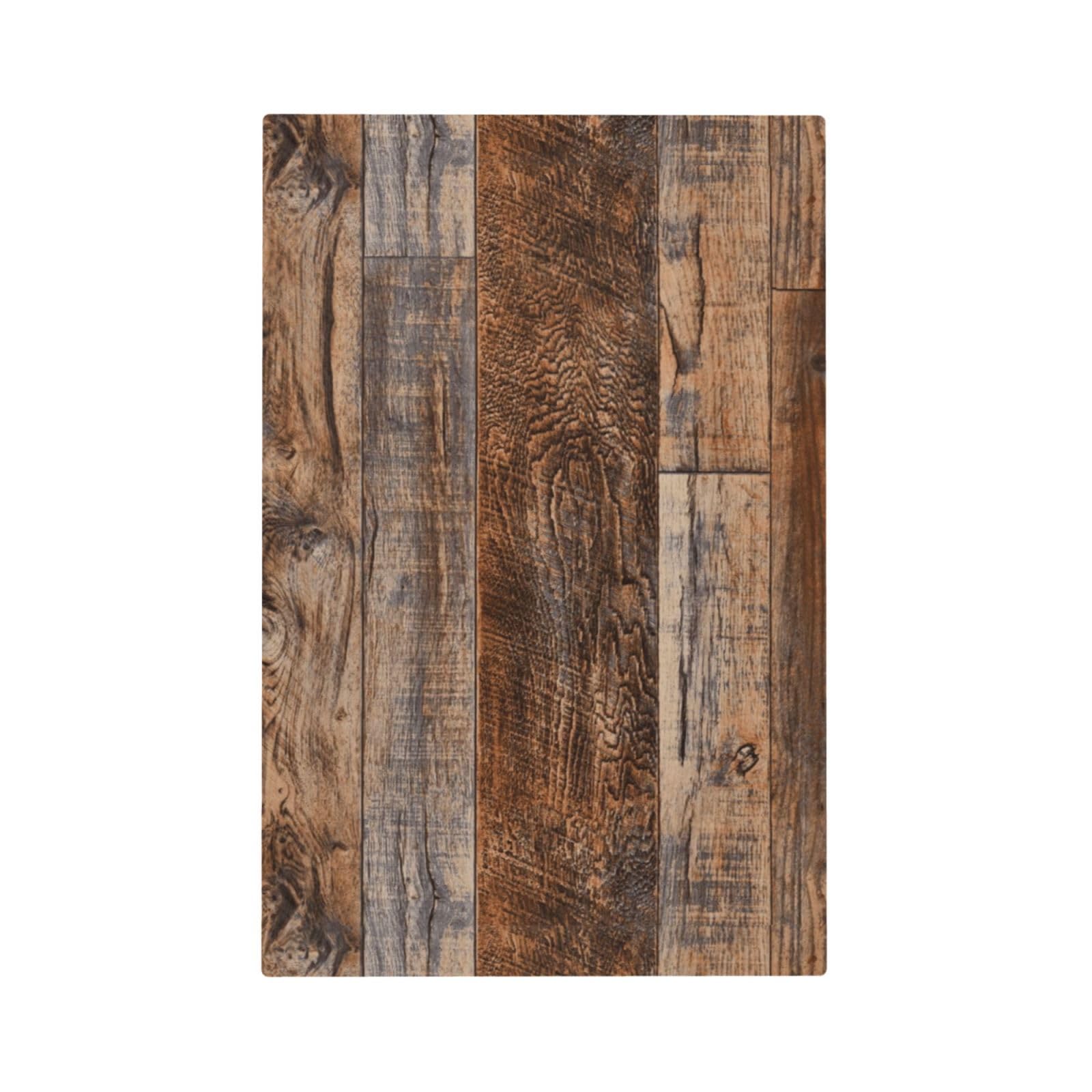 Vintage Wooden Cabin Barn Door Decorative 1-Gang No Device Blank Wall Plate