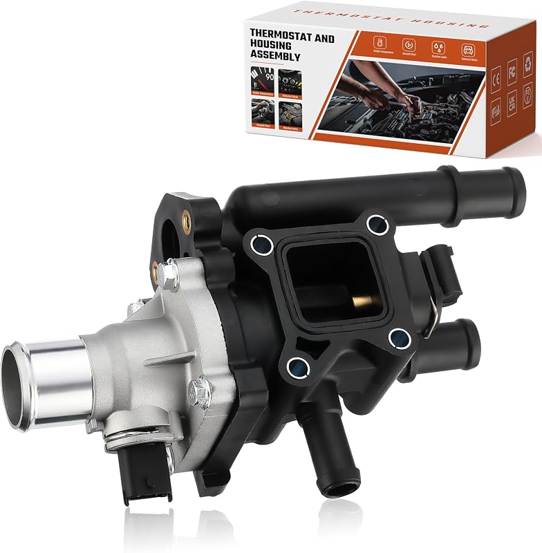 Carcaça da válvula termostática ISINSWIFT com sensor e junta para Chevrolet Cruze, Sonic e Trax – Kit