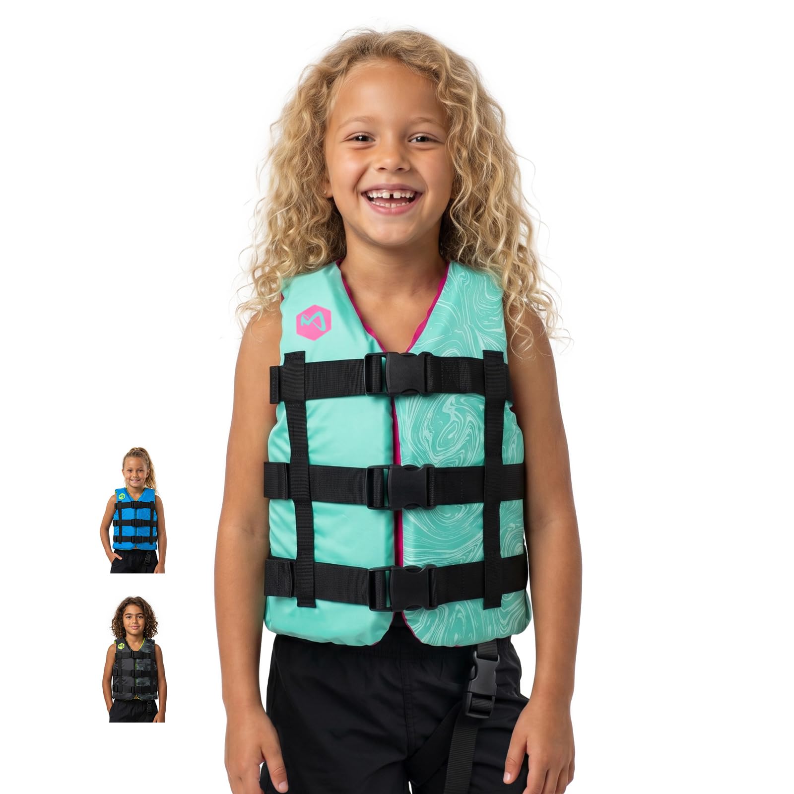 Mesle Gilet de Natation Enfant H210 50-N, Taille 25-40 kg pour Sup Bateau Apnée