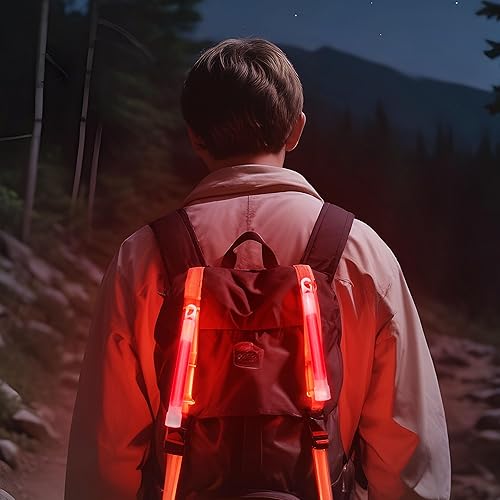 Miniatura 4 de Glow Fever Varillas incandescentes de grado militar de seguridad de emergencia 10 barras de brillo ultra brillantes de 6 pulgadas con 12 horas de