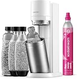 Sodastream DUO Machine à Soda | 2 Bouteilles + 2 Verre + Cylindre | Blanche - 1