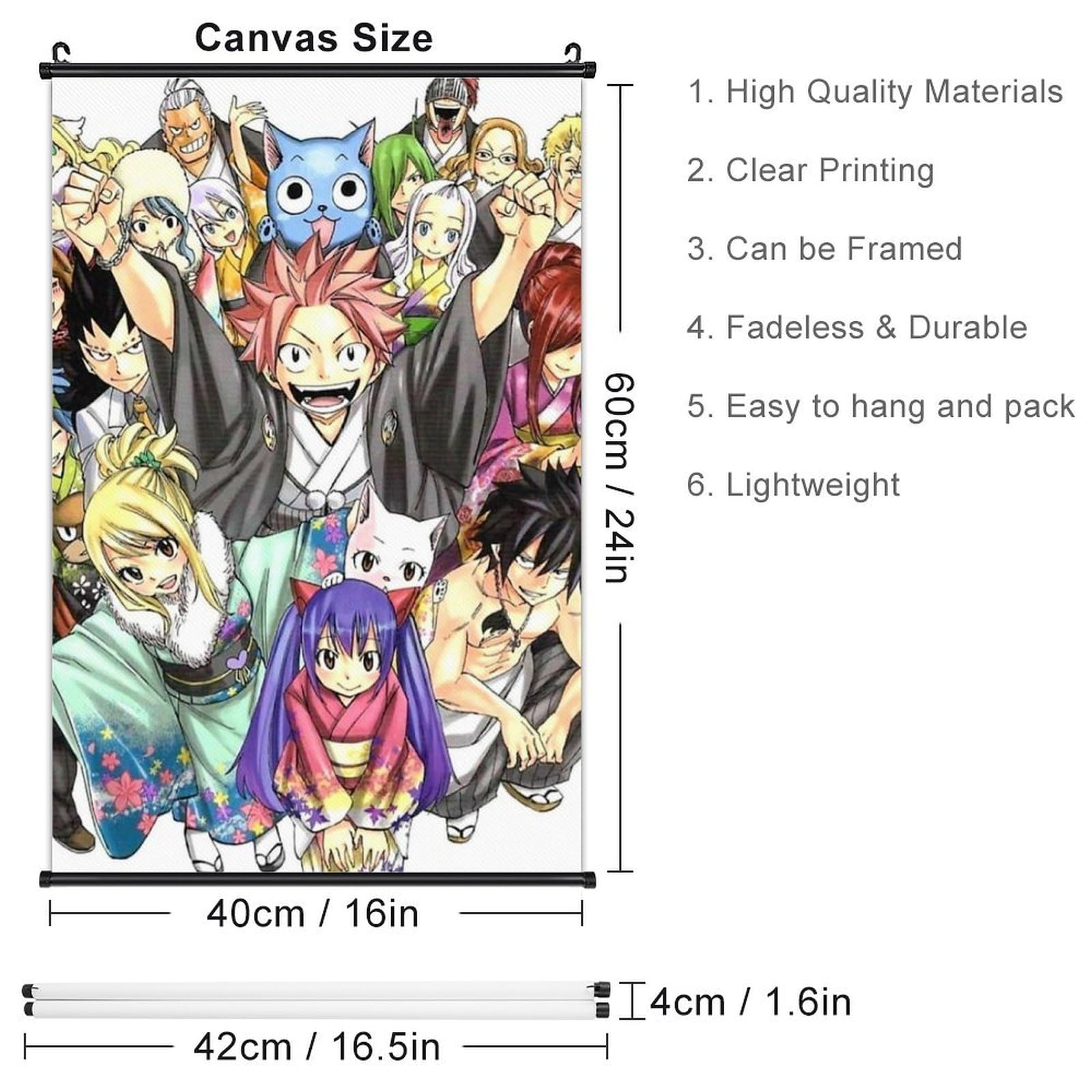 Amazon.co.jp: フェアリーテイル ポスター 掛け画 組立式 アートワーク
