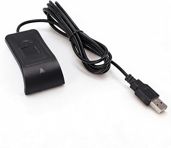 USB Fingerprint Reader, 360 Touch Biometric Scanner, Plug and Play, PC Login and File Encryption Dongle for 10/11,