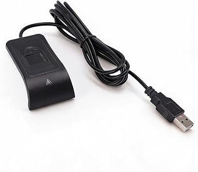 USB Fingerprint Reader, 360 Touch Biometric Scanner, Plug and Play, PC Login and File Encryption Dongle for 10/11,