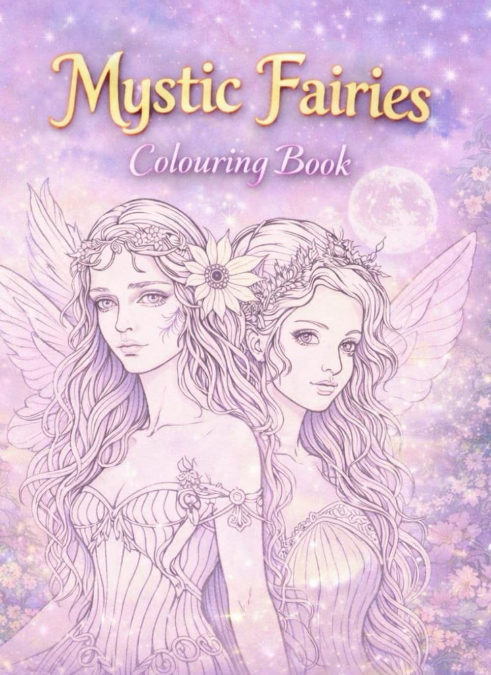 Mystic Fairies , Colouring Book