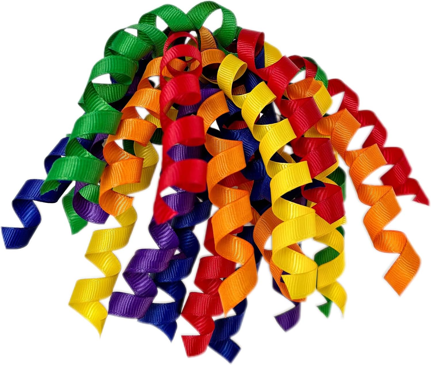 6PCS Self-Adhesive Curly Bows, 6" Rainbow Ribbon Bow, Pre-Made Bows for Gift Wrap, for Basket Decoration, Wine Bottle, Present Bow for Birthday, Party, Pride Month, Anniversary(Rainbow, 6 inches) - Image 8