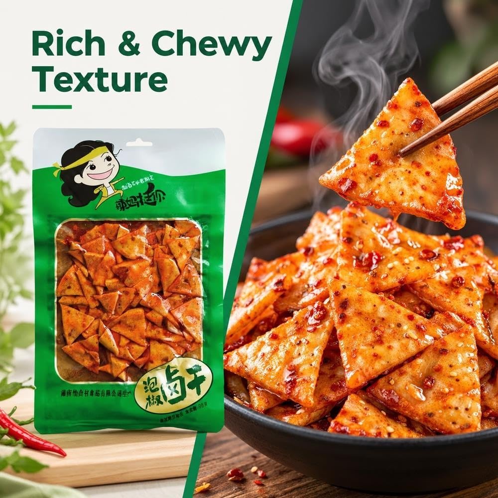Snack a base di cagliata di fagioli secchi e peperoni sott'aceto 90g x5