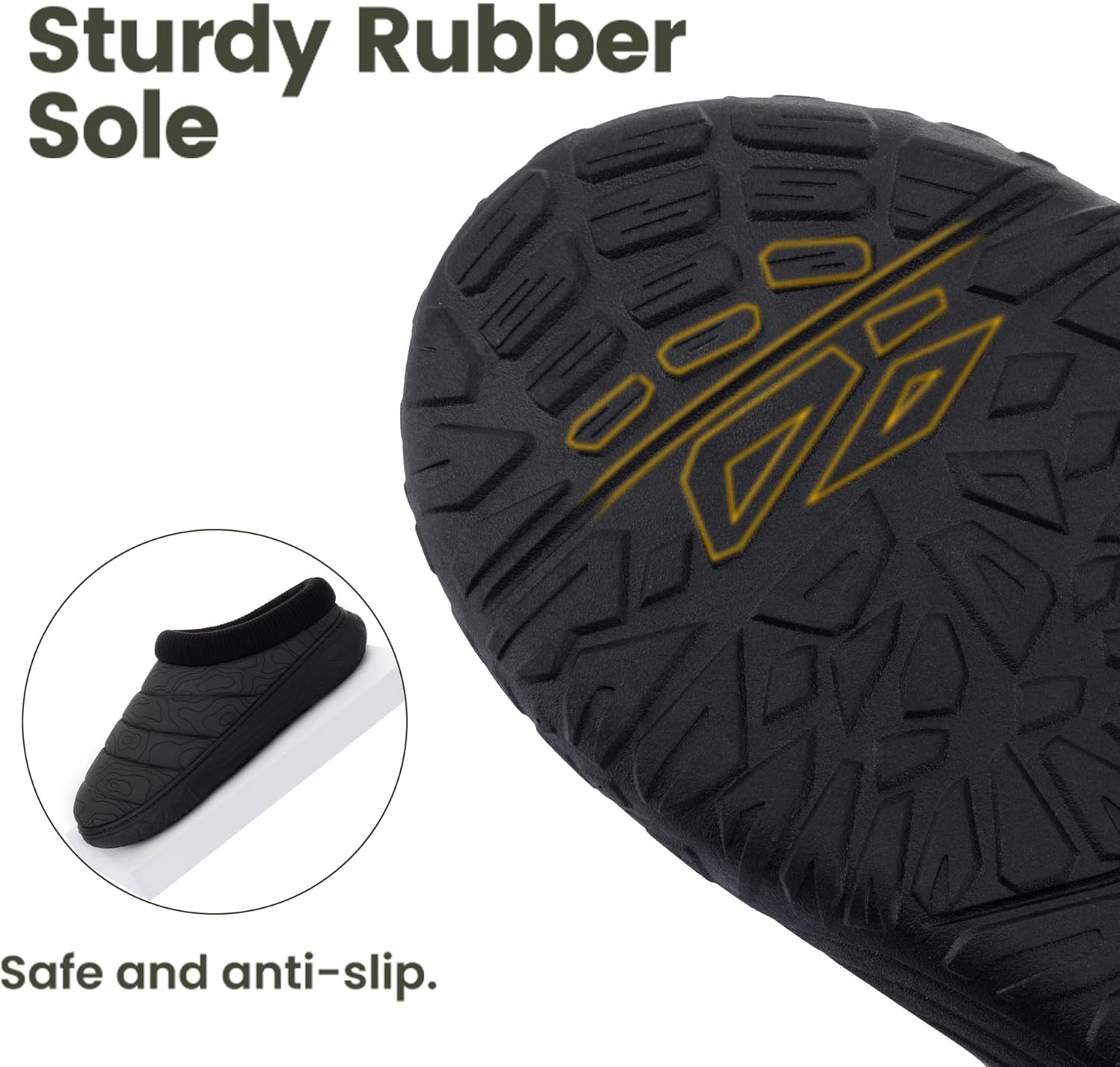 RockDove Men's TerraLoft Indoor/Outdoor Quilted Camp Slipper - Image 6