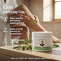 Vista 6 de Christopher's Original Formulas Ungüento de consuelda, 2 onzas – Ungüento de hierbas con hoja de consuelda orgánica en una base de cera de abeja