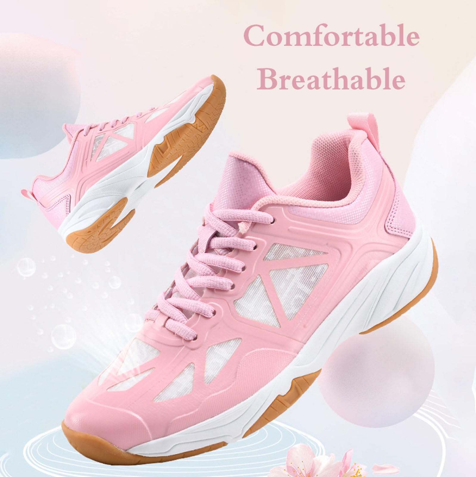 Zapatillas De Tenis De BáDminton,Zapatillas De Voleibol para BáDminton,Zapatos De BáDminton Transpirables,Zapatillas De Deportivas Antideslizantes,Ligeros,para BáDminton,Tenis,Fitness