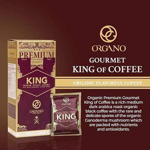 Miniatura 6 de 2 cajas ORGANO King of Coffee, 100% Ganoderma Lucidum certificado (50 bolsitas)
