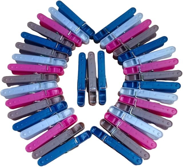 RANASONS 36 MULTI-COLOUR Clothes Pegs Line Washing Plastic Strong Laundry Airer Clips Grip Dry Garden