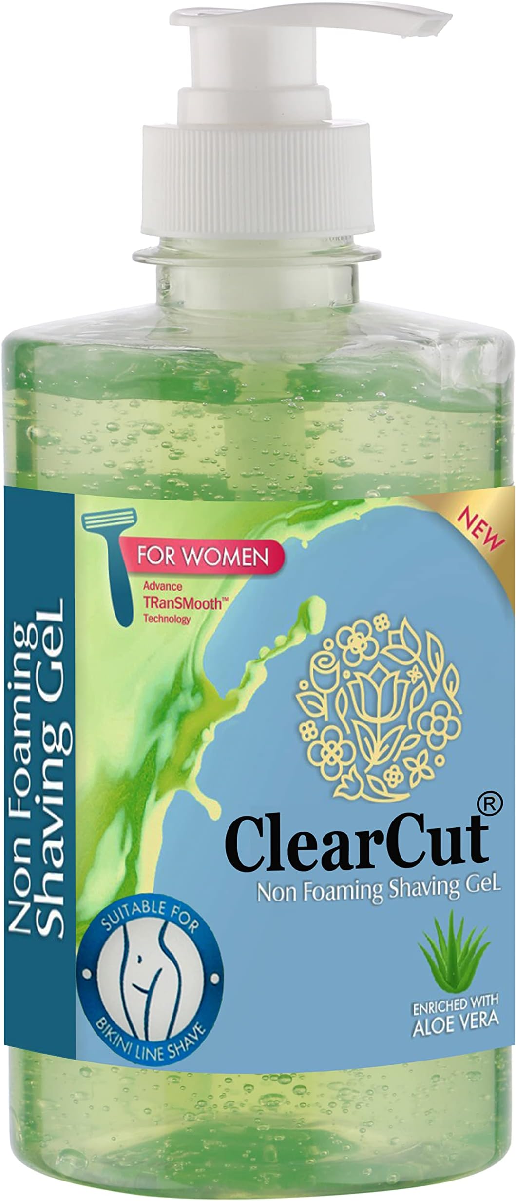 Clearcut Women's Non-Foaming Aloe Vera Shaving Gel (250 g)