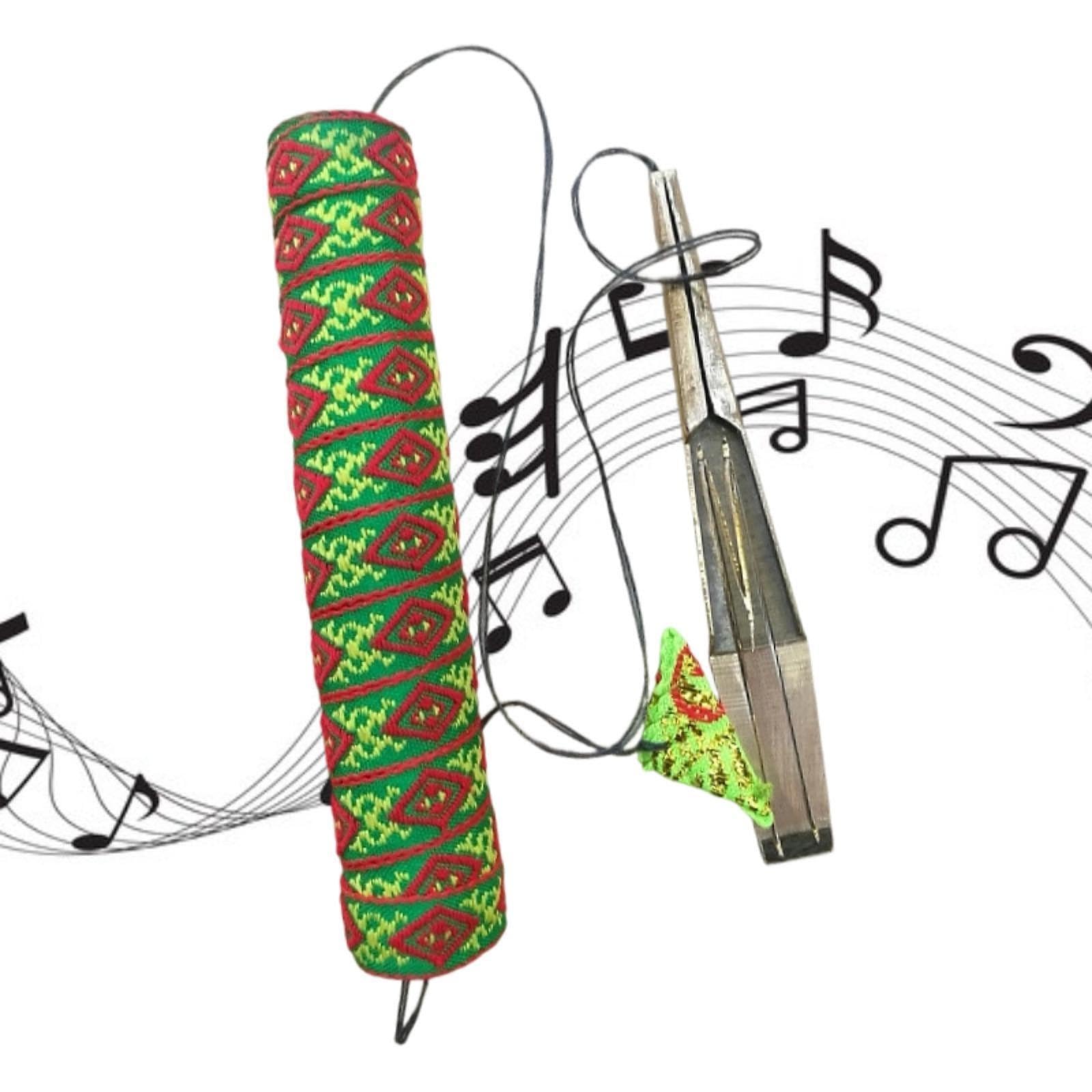 Jew's Harp Viet Nam Strumento a Fiato Bocca Hmong Portatile in Ottone Facile Da Suonare con Suono Brillante Adatto per Bambini Adulti Regalo Amb, Doppia Lingua Piccola