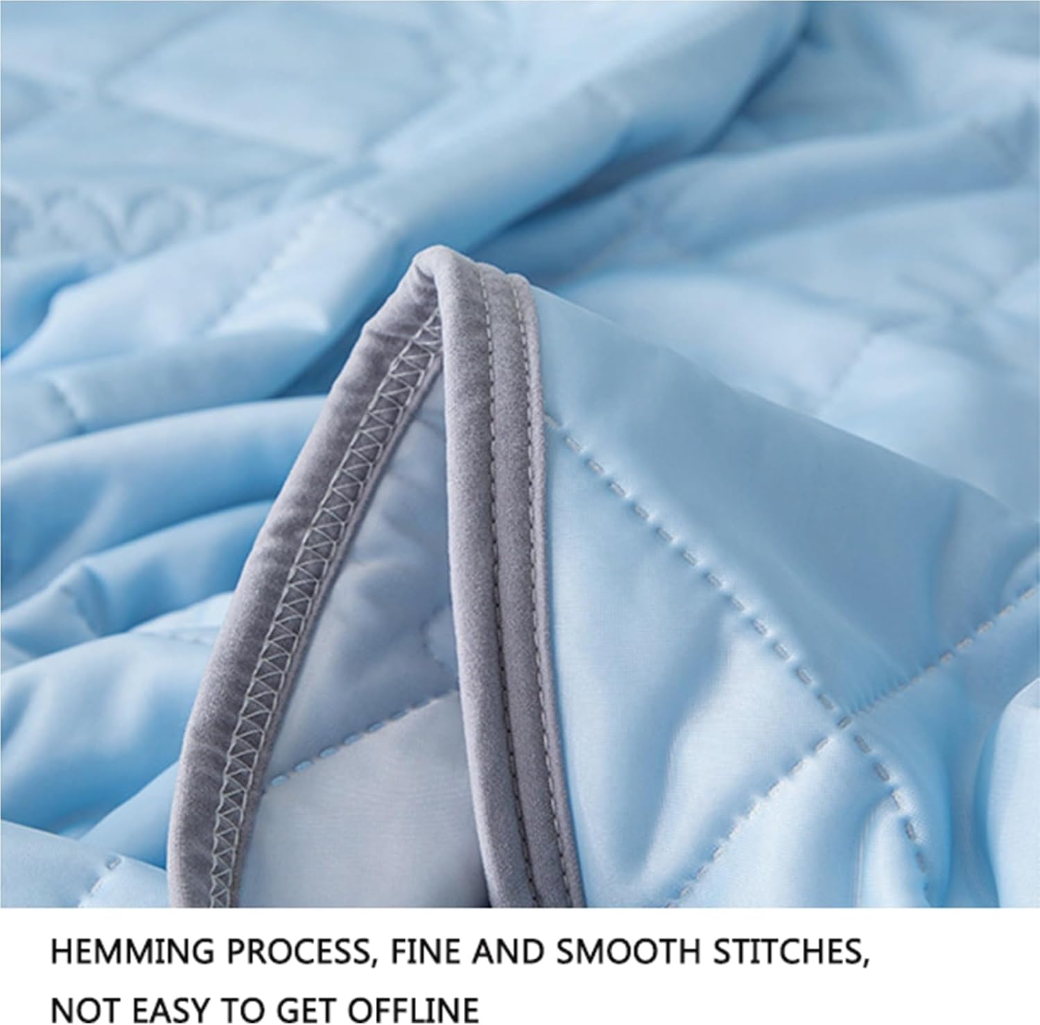 Comfortable Cool Washable Air Conditioning Blanket, Summer Simple Cool Quilt Washable Ice Silk Air Conditioning Quilt Blanket, Lightweight Breathable Quilt(C,150x200cm)