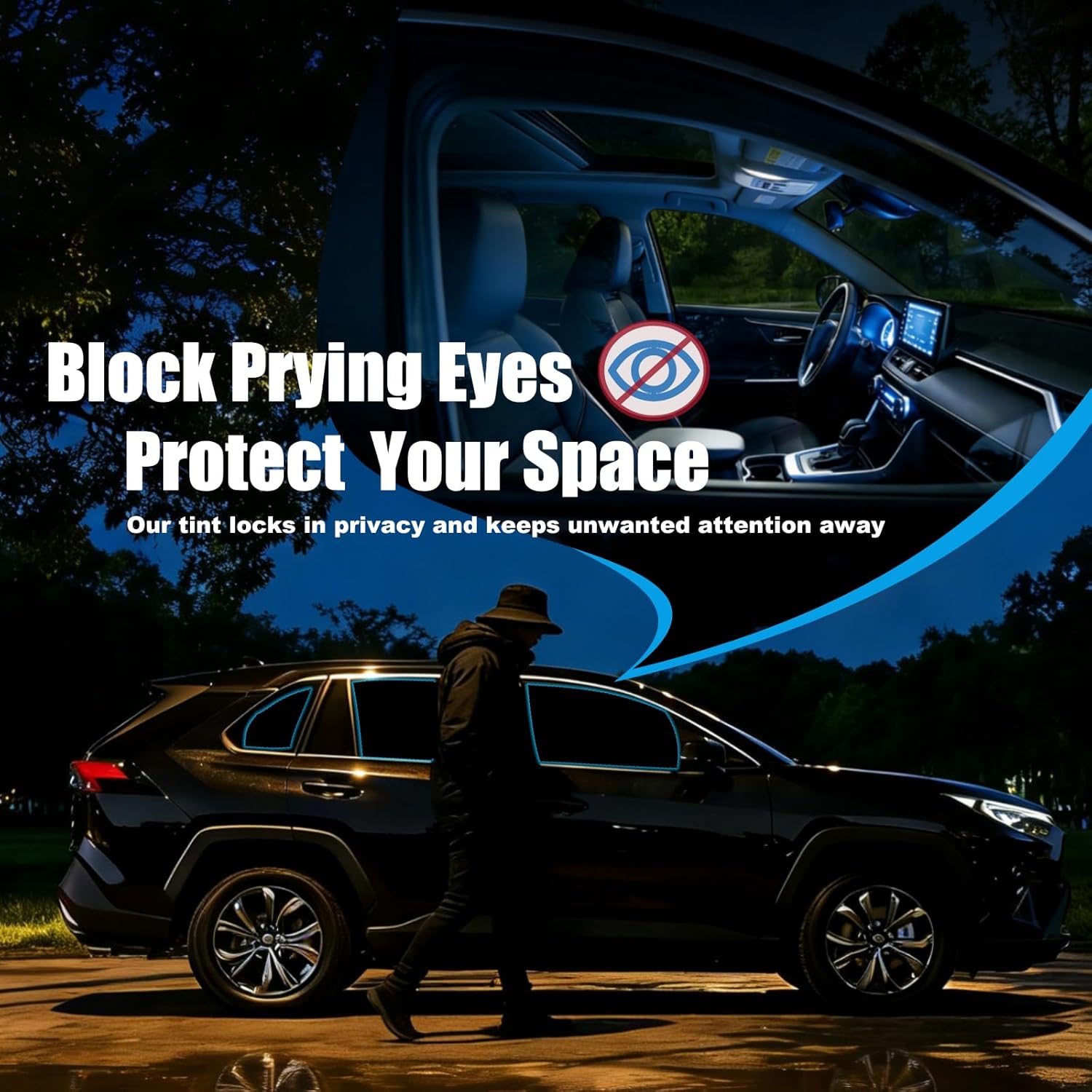 AUTOTEK Precut Windows Tint Film Rear Windshield Cars Sun Blocking Protection Privacy Anti Shatter Glass 2 Ply Computer Cut Any Tint Shade for Chevrolet Monte Carlo 1995-1999