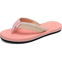 Womens Flip Flops Non Slip Thong Sandals | Cushioned Thong Sandals Indoor Outdoor