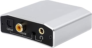 REIYIN DA-DD 192kHz 24BitハイレゾUSB-DAC DDC USBデジタル出力音響を光デジタル出力/同軸デジタル出力と3.5mmアナログ出力に変換するDA/DDコンバーター ヘッドアンプ