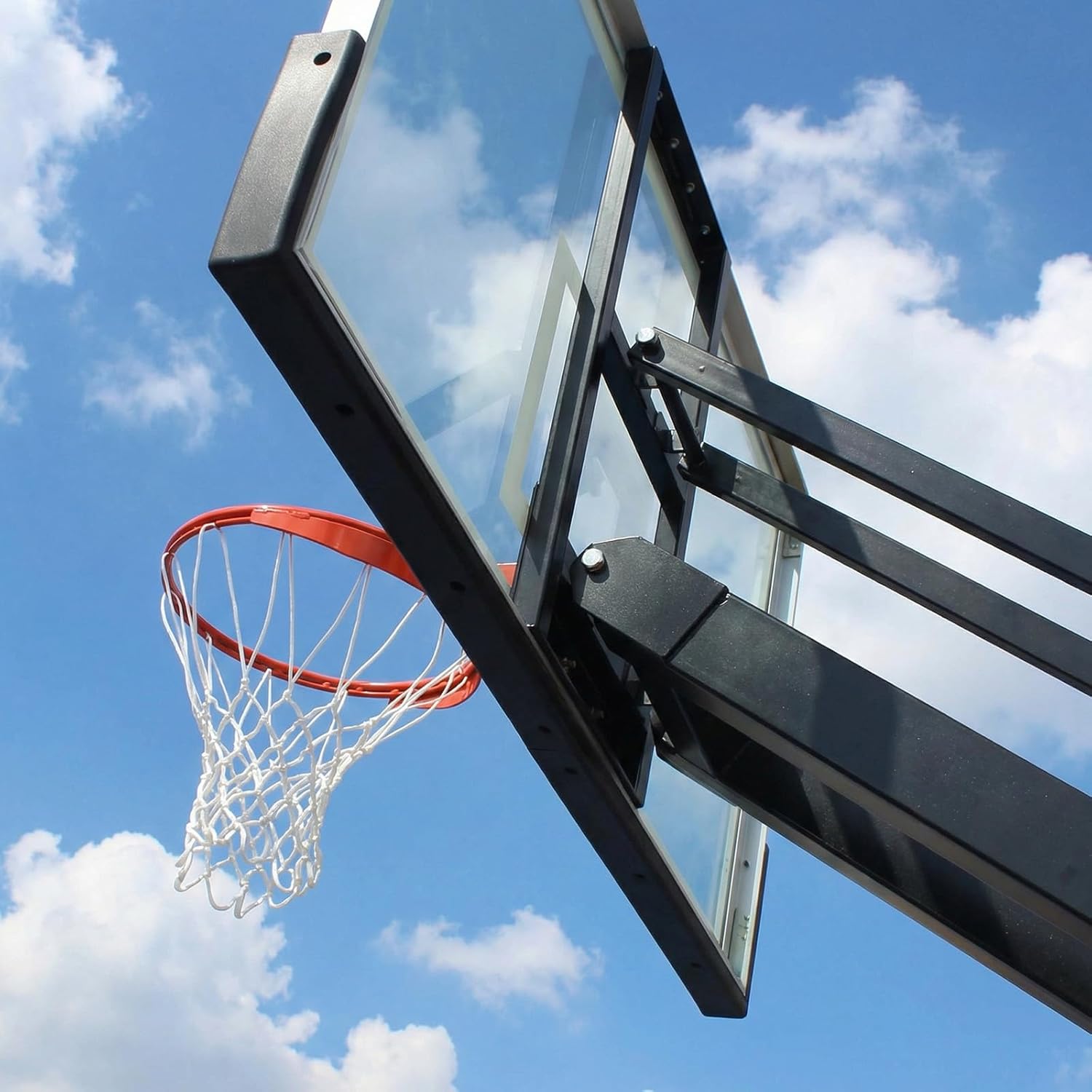 Pushglossy Basketball Backboard Padding, Universal Hoop Safety Pad, UV Resistant Outdoor Indoor, Shock Absorption for Basketball Systems Home Court Blocking Replacement Accessories