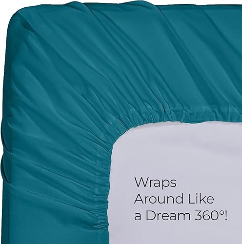 Miniatura 6 de Utopia Bedding Sábana bajera tamaño Queen  Sábana inferior  Bolsillo profundo  Microfibra suave  Resistente al encogimiento y a la decoloración