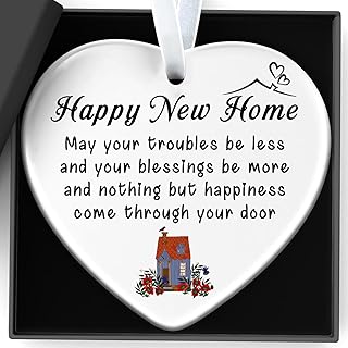 New Home Gifts House Warming Gifts New Home 2025 Ceramic Ornament With Gift Box For Send Keepsake Decorations For Couples,Women,Families,Teacher,Companion,Colleagues,Homeowners Housewarming the Gift