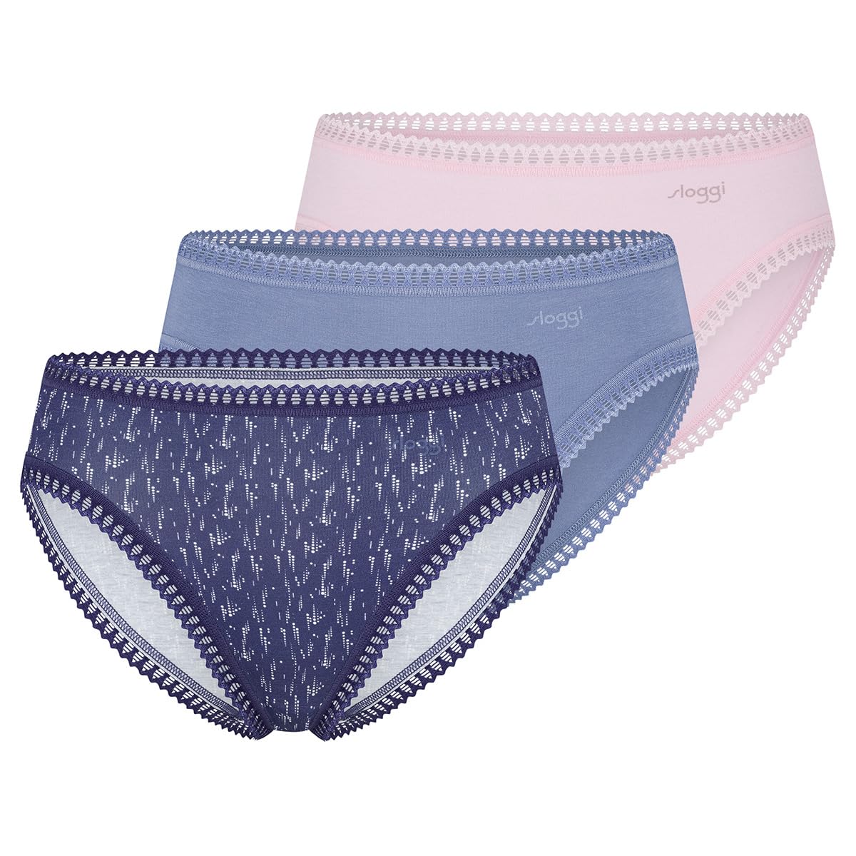 Sloggi Slip da Donna (Confezione da 3), Multiple Colours 4, S