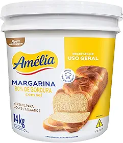 Margarina Uso Geral 80% com Sal Amélia 14Kg