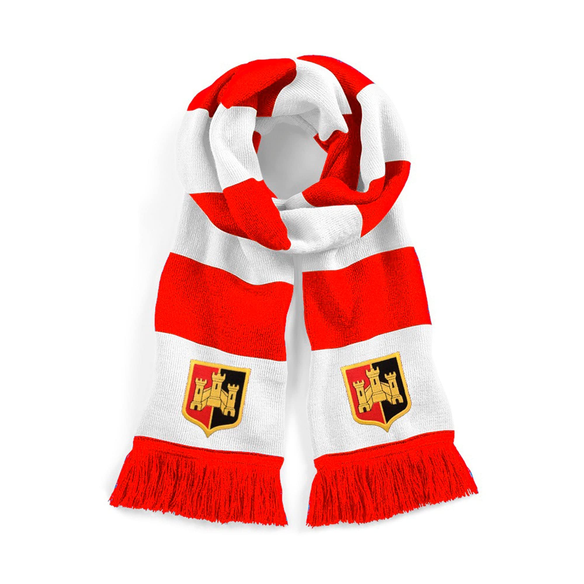 Exeter 1950s Retro Traditional Football Scarf Embroidered Logo