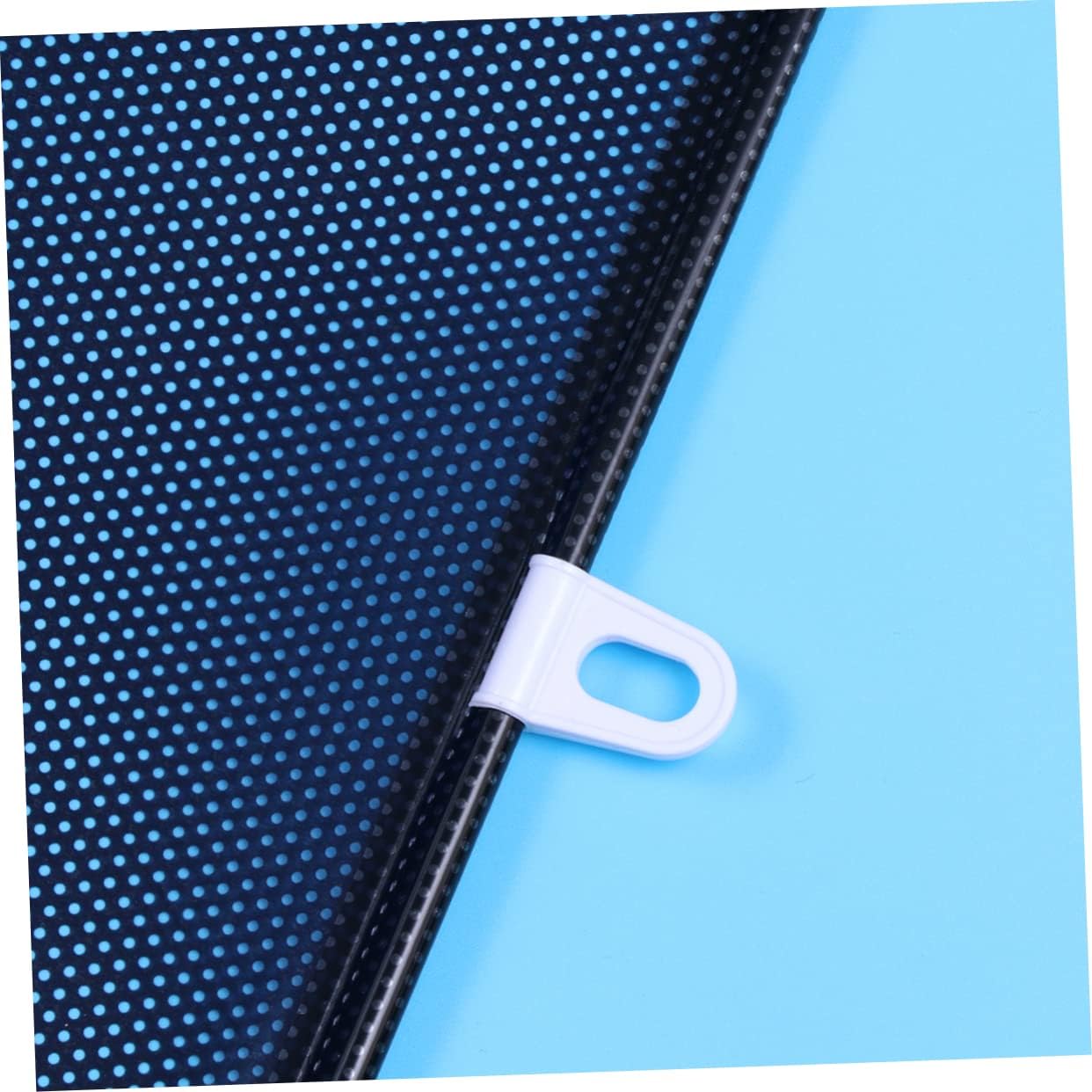 2 Set Retractable Car Window Curtains Black PVC Sun Shade Protectors for Side Windows Heat Reduction Glare Privacy Screen for Vehicle Easy to Install