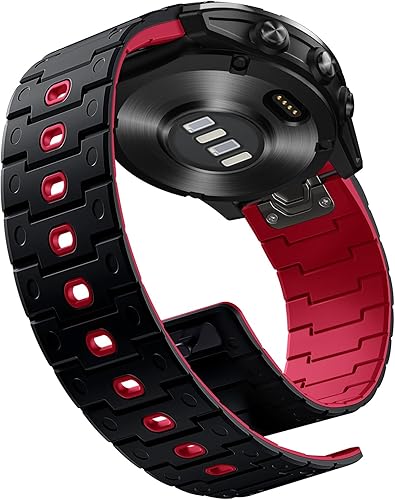 Miniatura 11 de Bandletic Compatible con Garmin Fenix 6X/7X Banda, Banda de Reloj Magnética de Silicona Suave Quickfit de 26mm de Reemplazo para Fenix 8 51mm/7X 6X