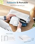 EGV Chargeur sans fil pour Samsung – 3 en 1 Station de recharge sans fil pour Galaxy S25 Ultra S24 S23, Z Fold Flip 7/6, Chargeur de montre amovible pour Galaxy Ultra 8/7, pliable, sans adaptateur, blanc