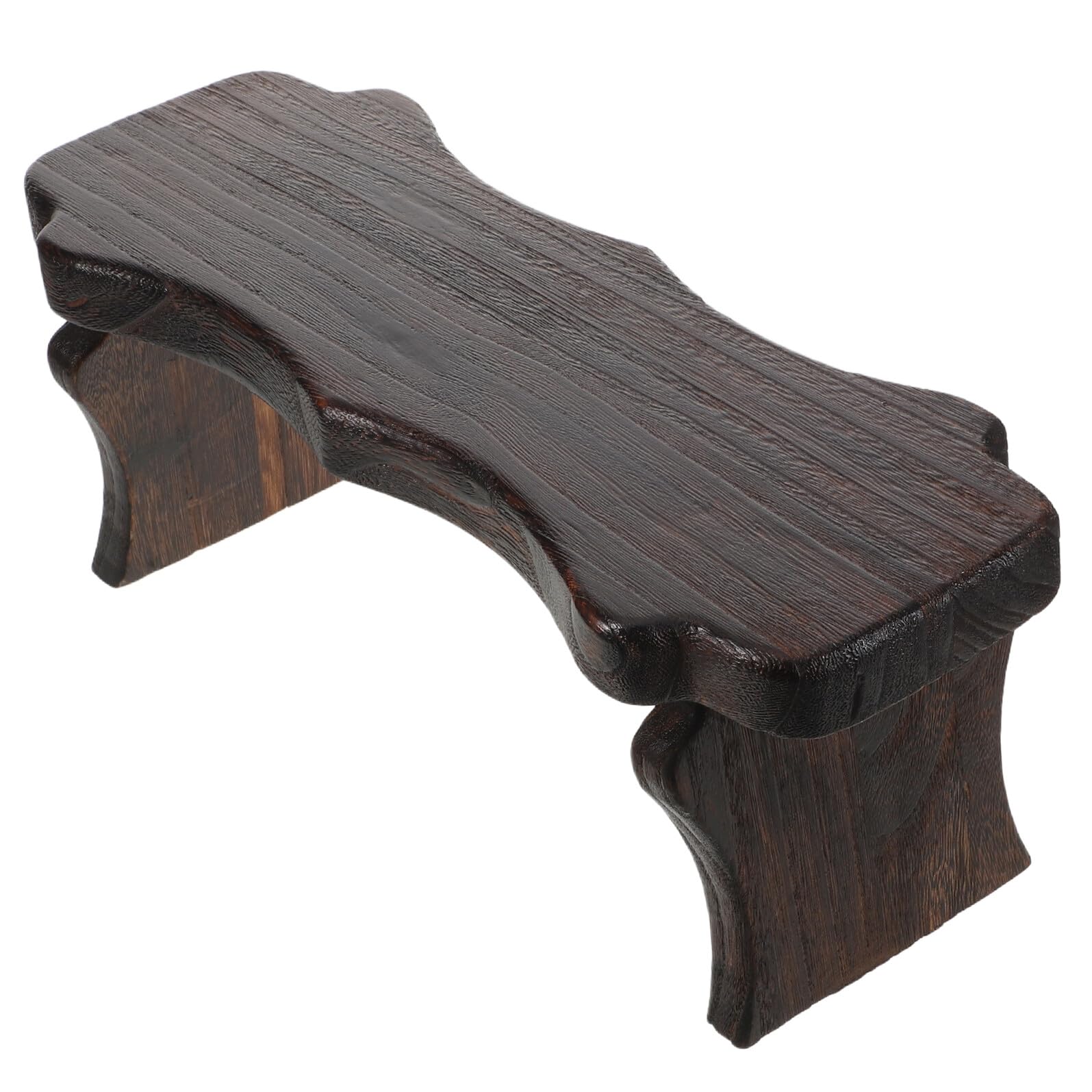Marchepied en bois massif vintage : tabouret portable de chambre rétro