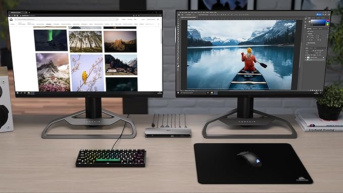 Corsair TBT100 DP Thunderbolt 3 Dock con DisplayPort Estación Acoplamiento miniatura 11