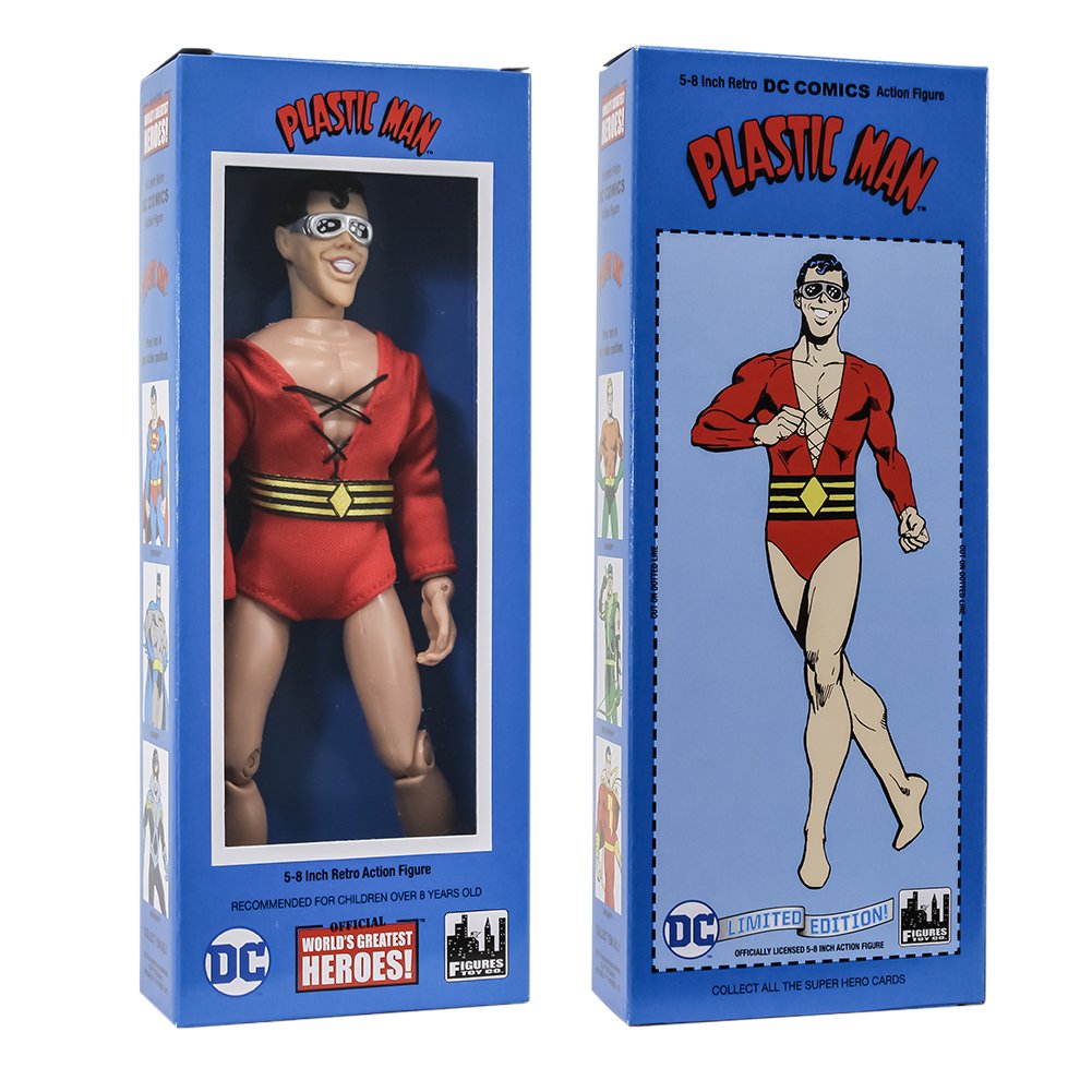 DC Comics Retro Style Boxed 8 Inch Action Figures: Plastic Man
