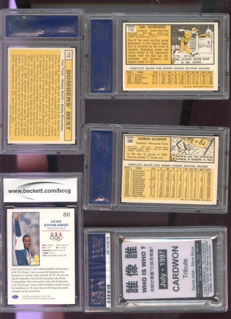 1963 Topps #500 Harmon Killebrew Minnesota Twins PSA 6 Graded Baseball Card MLB