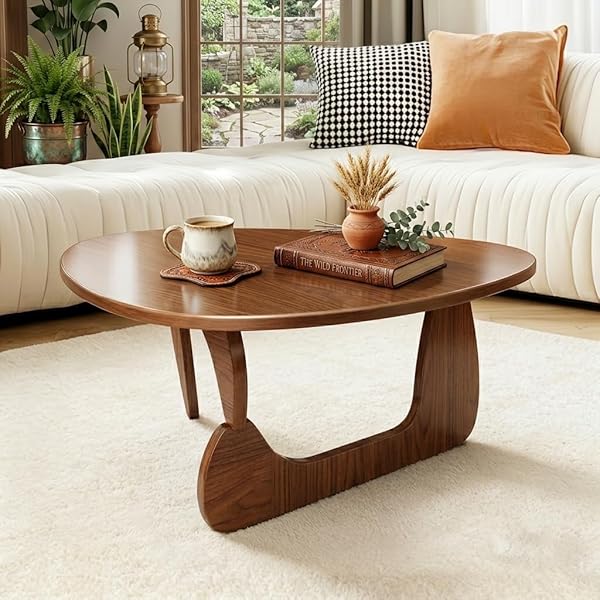 Solid Wood Triangle Coffee Table