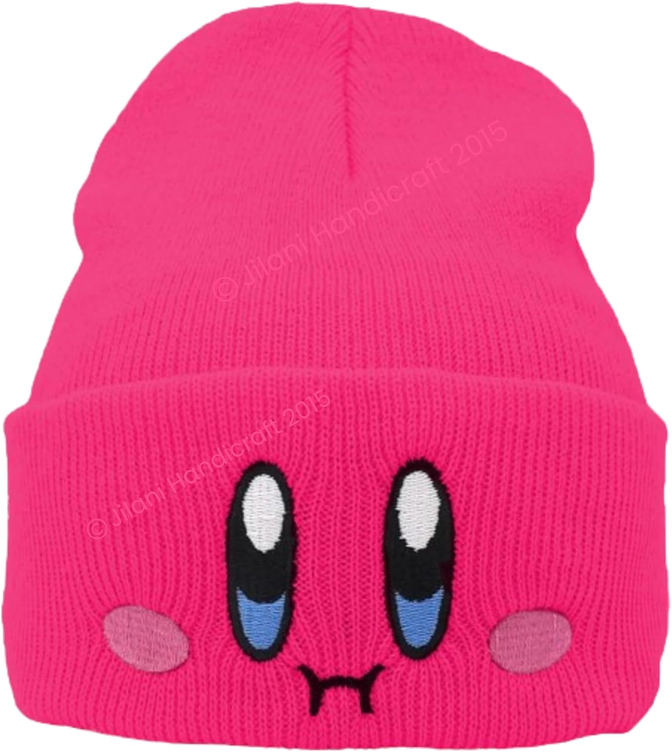 JILANI HANDICRAFT Kid-by Beanie Cute Anime Hat Kawaii Accessories Beanie Slouchy Embroided Face Knit Hats for Adult - Image 3