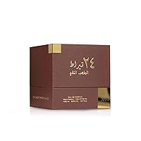 Vista 3 de Lattafa Eau De Parfum Spray de Oro Puro de 24 Quilates Unisex 3.4 Oz