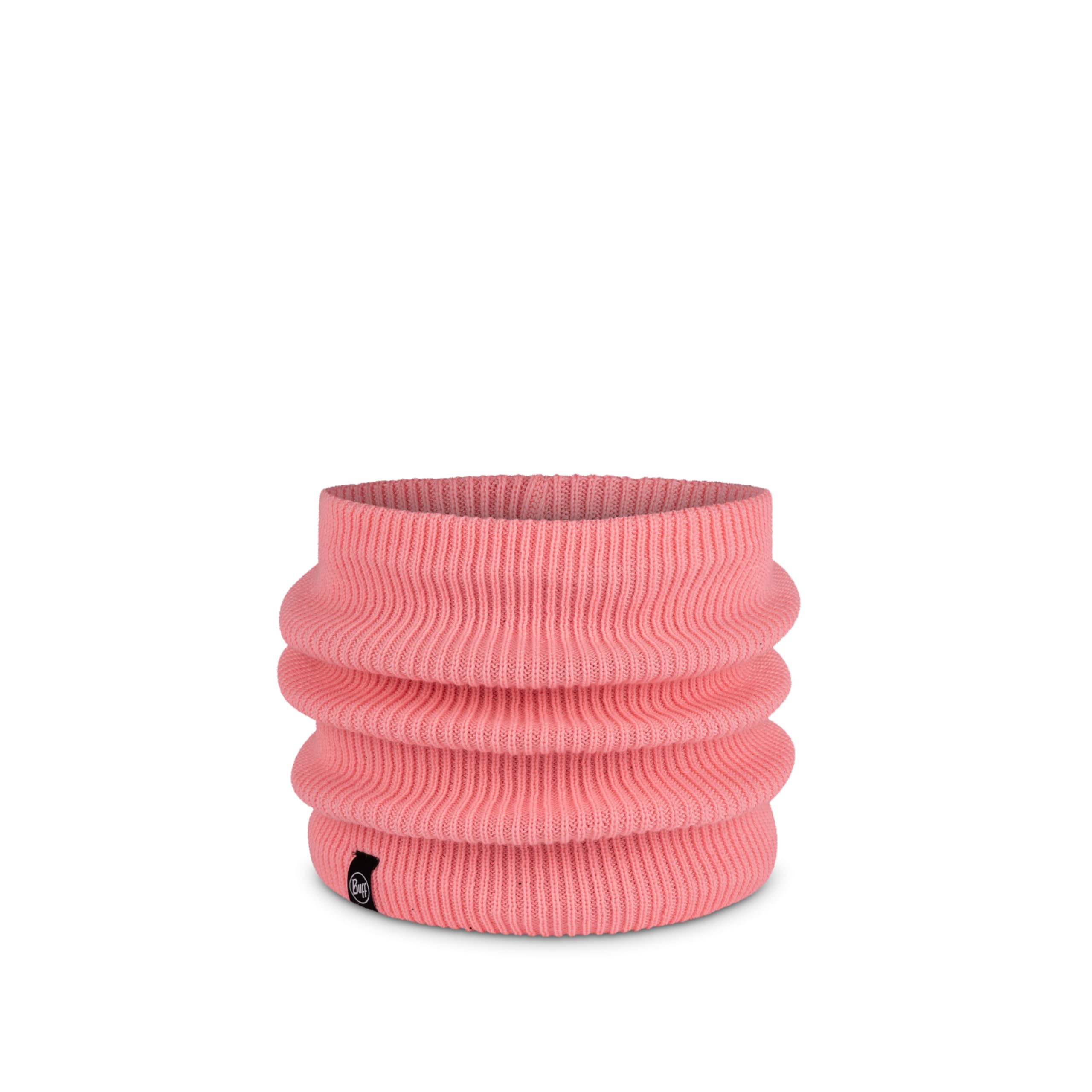 Buff| Braga de cuello Knitted & Fleece Frio Extremo, Practico, Versatil, Moda, Aislamiento termico, Comodo Niño Niña Talla única Rosa