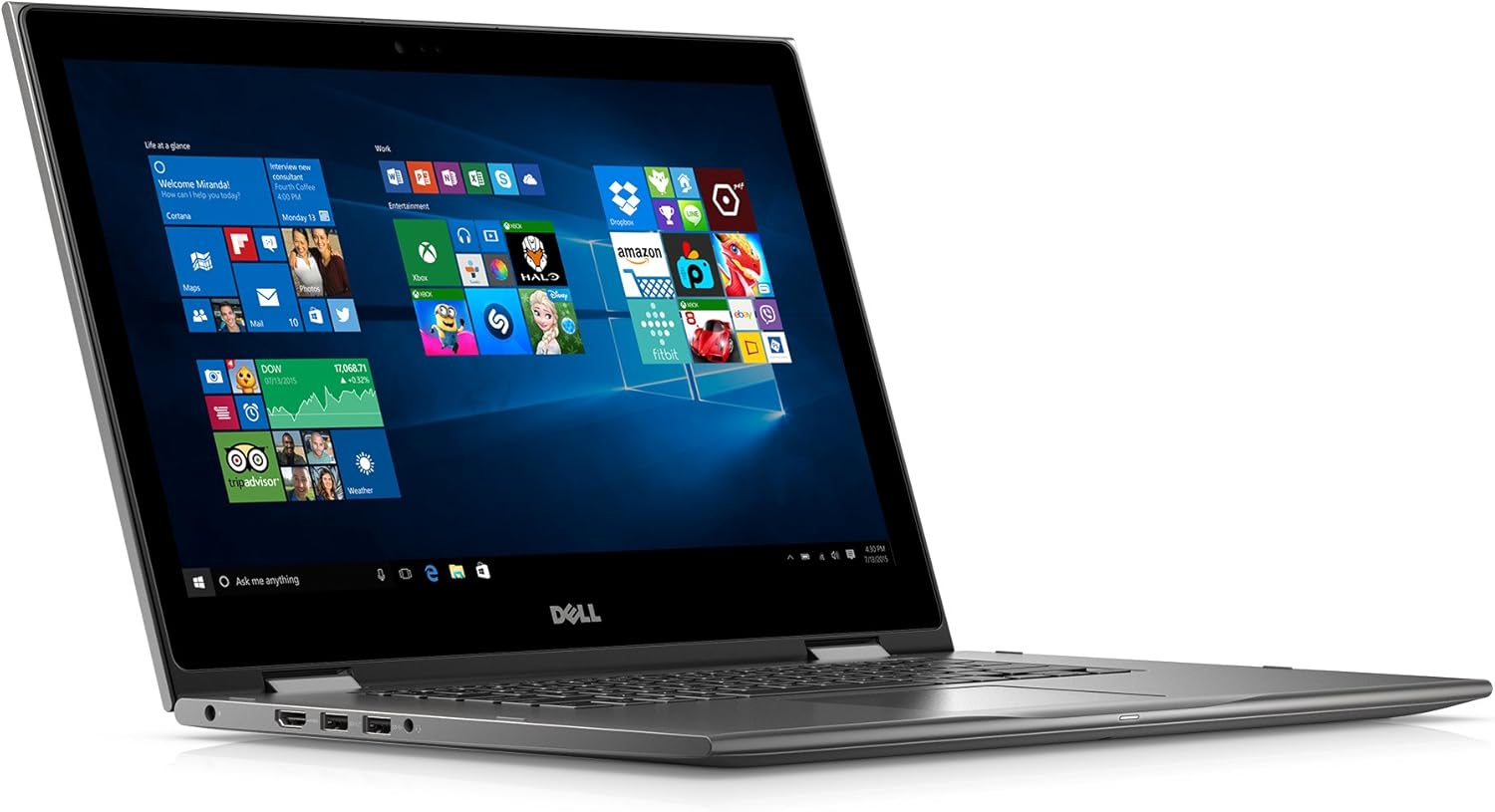 Dell i5579-7978GRY-PUS Inspiron 15.6" Touch Display - 8th Gen Intel Core i7 - 8GB Memory - 1TB Har Drive - Theoretical Gray