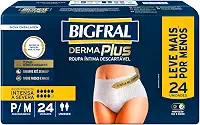 Roupa Íntima Bigfral Derma Plus P/M 24 Unidades
