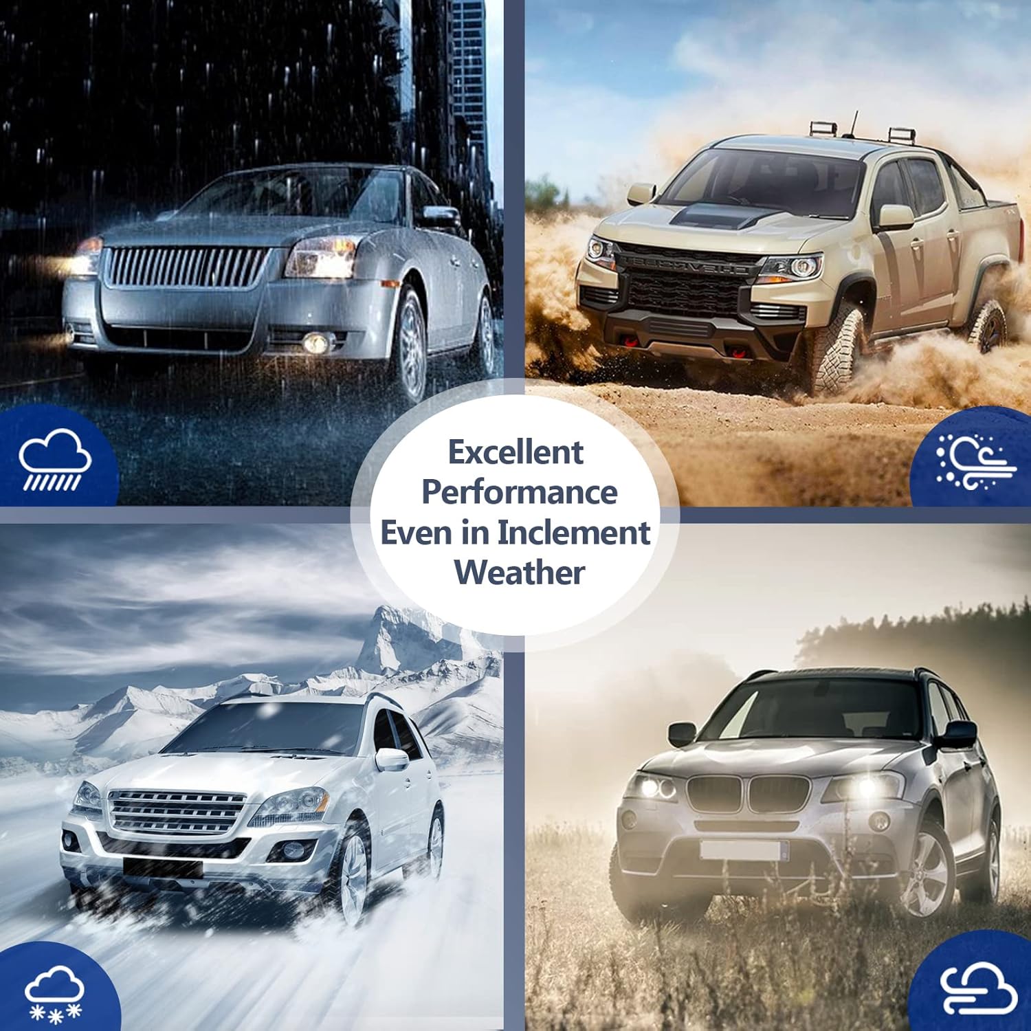 ECCPP Headlight Assembly Pair For Honda For Accord 1998-2002 Black Housing Amber Reflector Clear Lens Driver and Passenger Side Headlamps