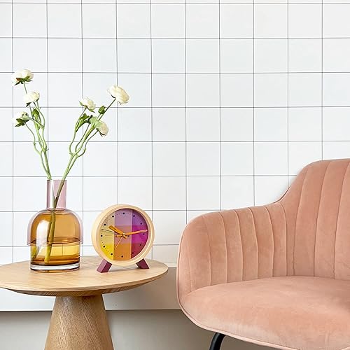 Miniatura 8 de Cloudnola Florero grande reversible de cristal y florero, amarillo y rosa, 9.5 pulgadas de alto x 5.6 pulgadas de diámetro, decoración del hogar,