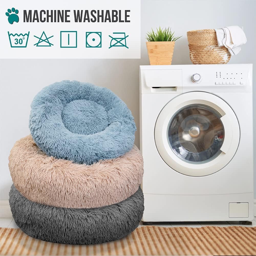 ZEXSAZONE® Round Donut Comfortable Durable Both Sides usable and Washable Pet Bed | Cat Bed | Puppy Bed | Dog Bed | Medium Dog Bed for Cats Puppies Labrador German Shepherd Medium Size mat Summer