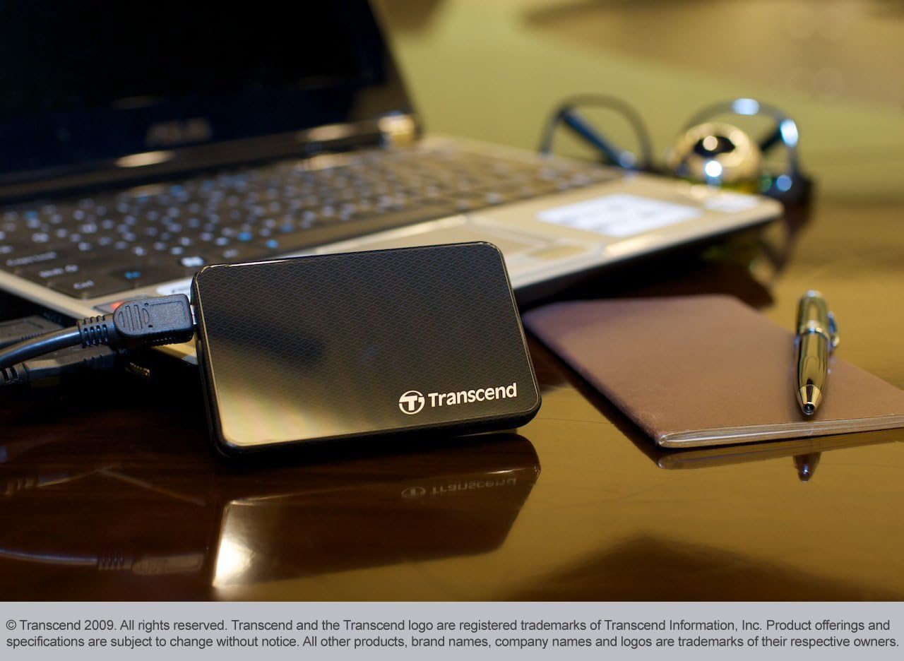 Transcend 64 GB 1.8 Inch External Solid State Drive (SSD) TS64GSSD18M-M