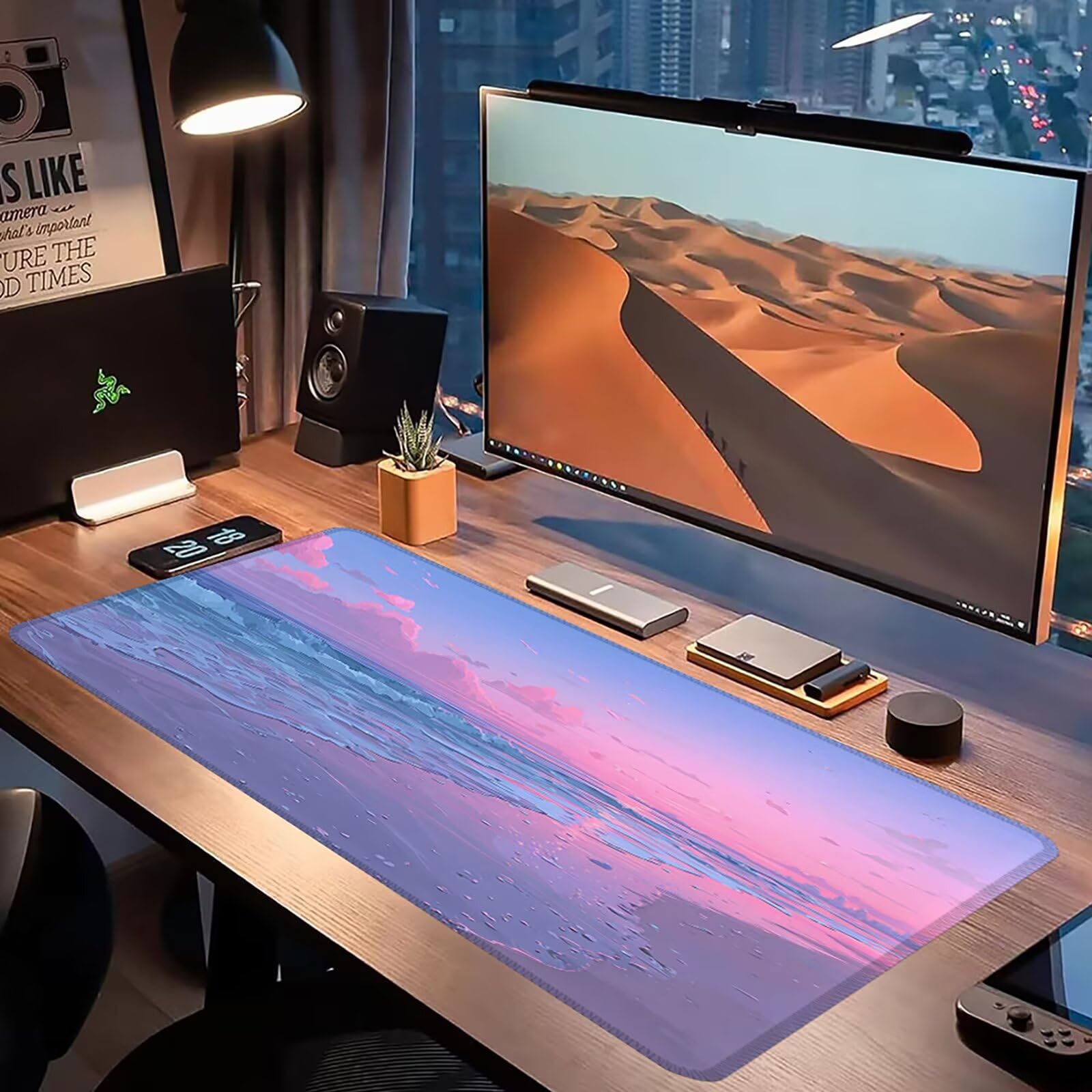 Podkładka pod mysz, podkładka pod mysz XXL 1200 x 600 podkładka pod mysz dla graczy, wodoodporna gumowa podstawa, duża podkładka pod mysz do gier na biurko zszyte krawędzie wodoodporna antypoślizgowa
