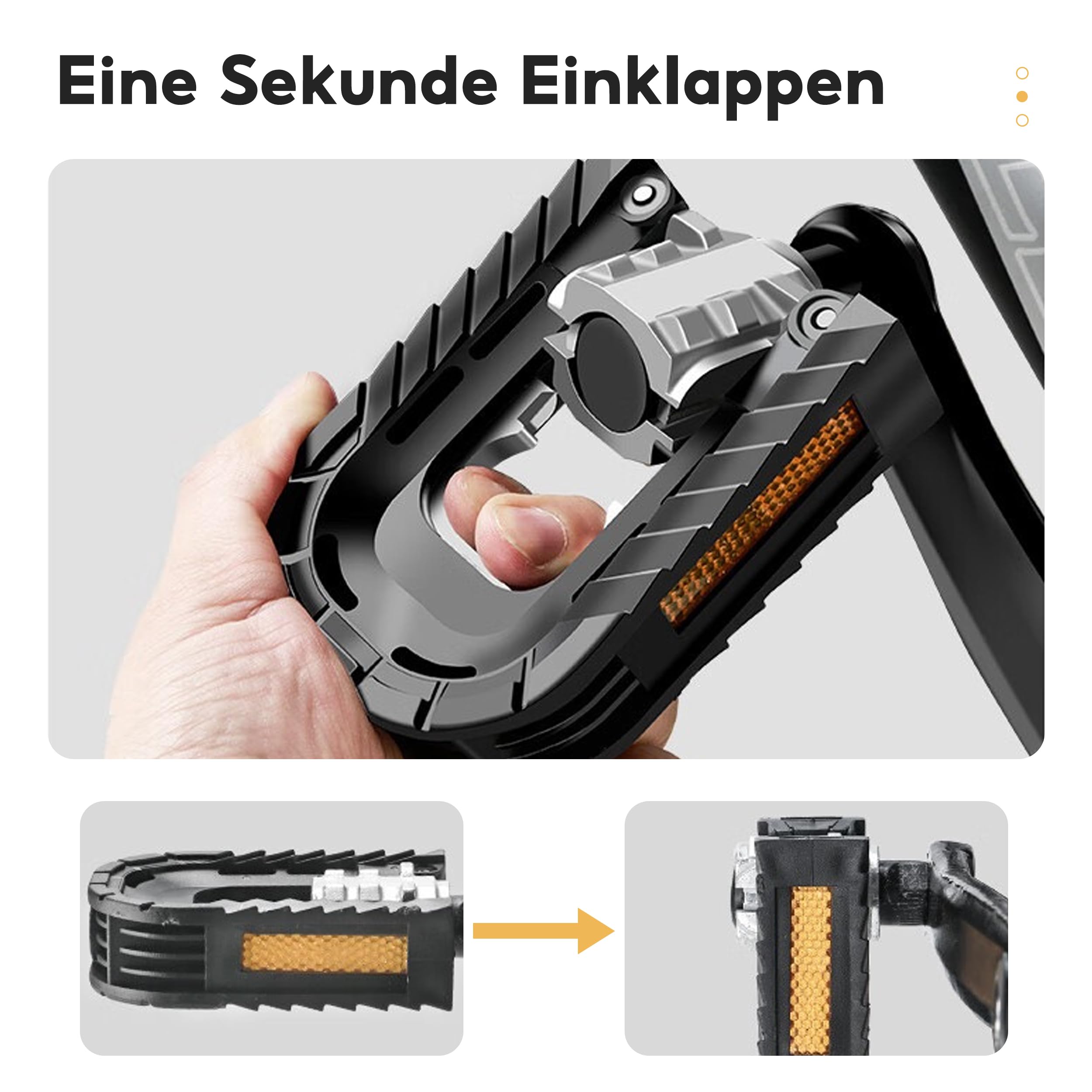 fahrrad pedale zum einklappen Klapppedale φ 14mm(9/16