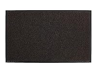 Vista 4 de Felpudo de la serie dorada Chevron para interiores de vinilo/polipropileno , Carbón, 1