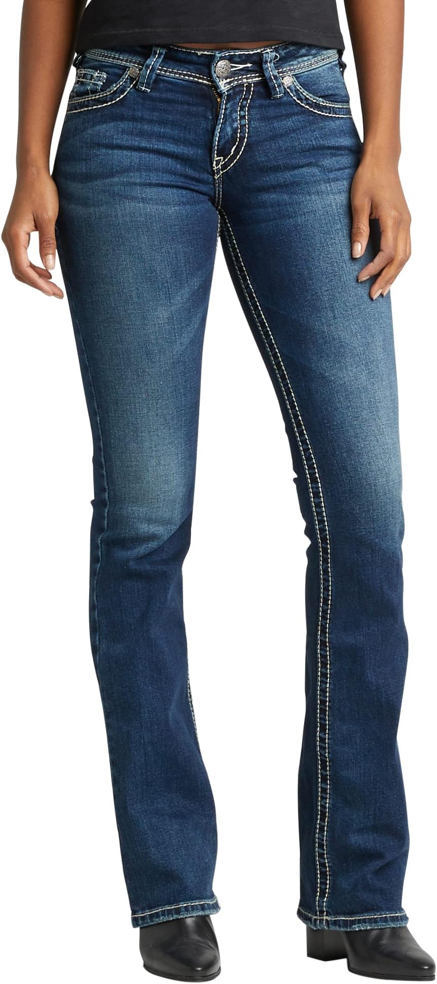 Silver Jeans Co.Women's Suki Mid Rise Bootcut Jeans