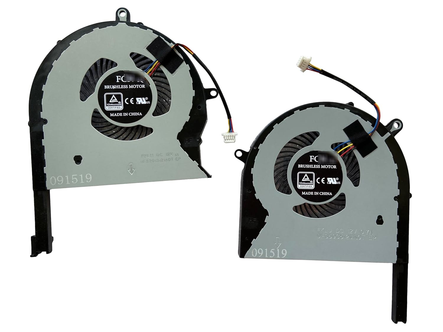 HK-Part Fan for Asus ROG Strix GL503GE GL703GE PX703GE CPU and Gpu Cooling Fans